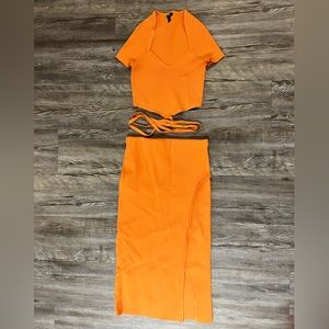 Express Matching 2 piece sweater skirt set.